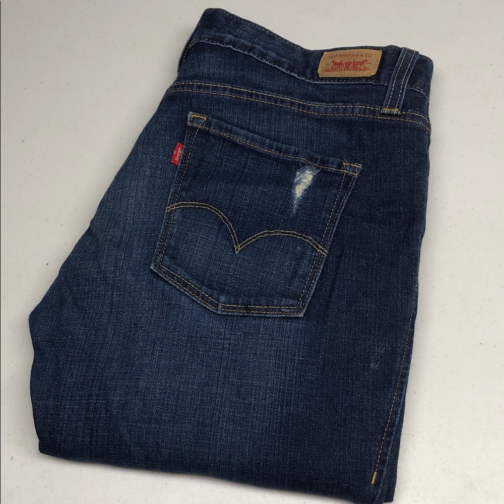 LEVI 553 MID-RISE BOOTCUT STYLE JEANS 10/30x30 99% COTTON ⭐️